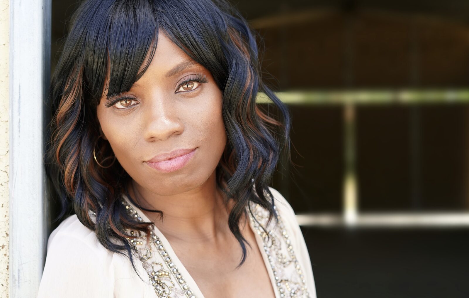Portrait of Angelique Bates, actress, comedian, producer and celebrity publicist