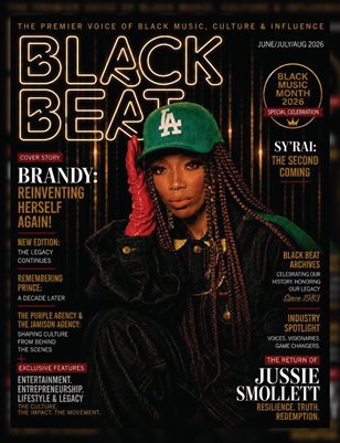 Black Beat Magazine, June/July/August 2026 Relaunch Collector's Edition, featuring Brandy on the cover