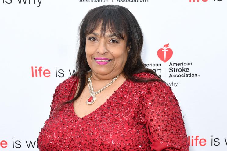 Entertainment journalist Florence &ldquo;Flo&rdquo; Anthony on a red carpet