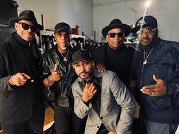 The Force MDs gathered together backstage in hats, shades and chains
