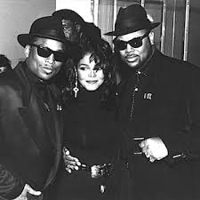 Janet Jackson with Jimmy Jam and Terry Lewis during the Control era
