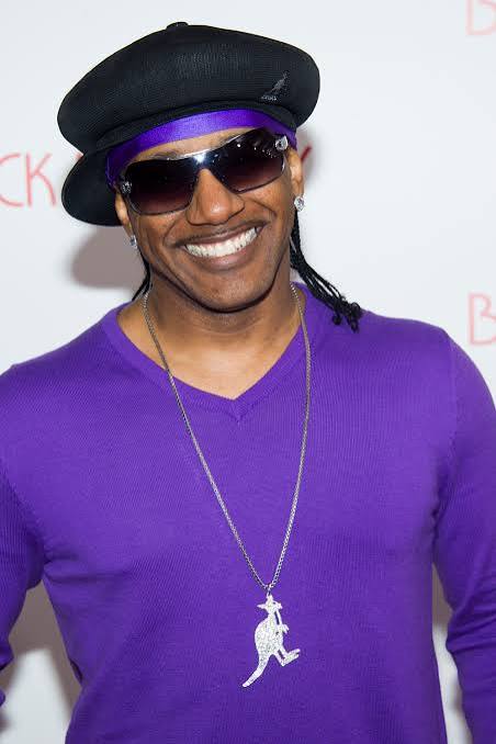 Kangol Kid of UTFO in his signature black Kangol cap