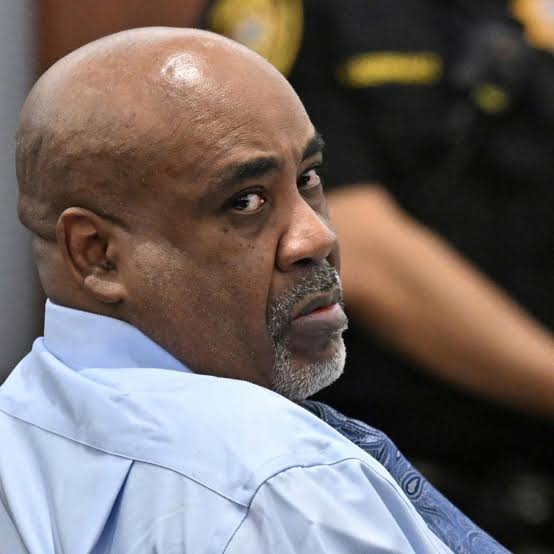 Duane &ldquo;Keffe D&rdquo; Davis seated at the defense table in a Las Vegas courtroom