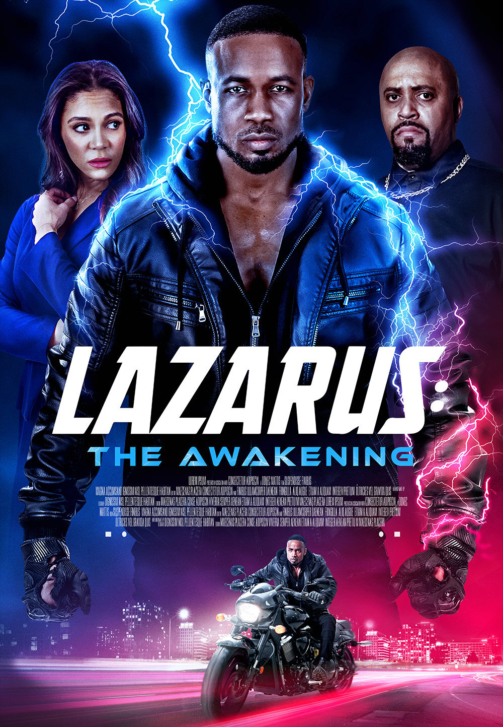 Key art for the action thriller Lazarus: The Awakening
